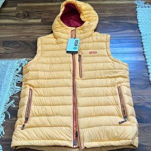 NWT! Stio Men’s Hometown Down Hooded Vest